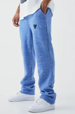 boohooMAN Regular Heavyweight Brushed Split Hem Jogger | UK| Joggers