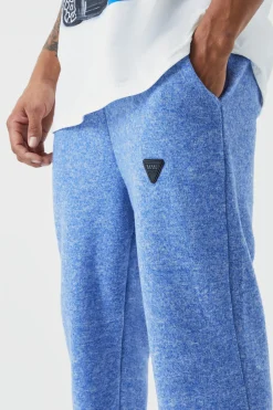 boohooMAN Regular Heavyweight Brushed Split Hem Jogger | UK| Joggers