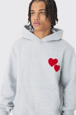 boohooMAN Regular Limited Heart Gusset Hooded Tracksuit | UK| Tracksuits