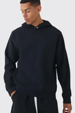 boohooMAN Regular Pleated Hoodie | UK| Hoodies & Sweatshirts