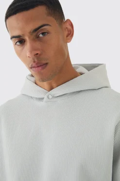 boohooMAN Regular Pleated Hoodie | UK| Hoodies & Sweatshirts