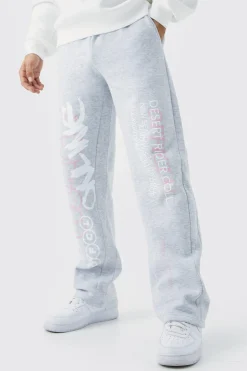 boohooMAN Regular Printed Gusset Jogger | UK| Joggers