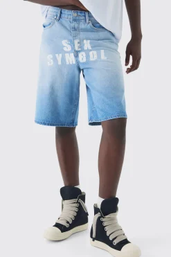 boohooMAN Regular Rigid Pride Printed Jorts | UK| Shorts