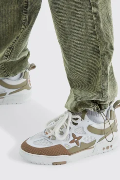 boohooMAN Relaxed Acid Wash Corduroy Trouser | UK| Trousers