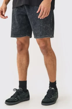 boohooMAN Relaxed Acid Wash Short | UK| Shorts