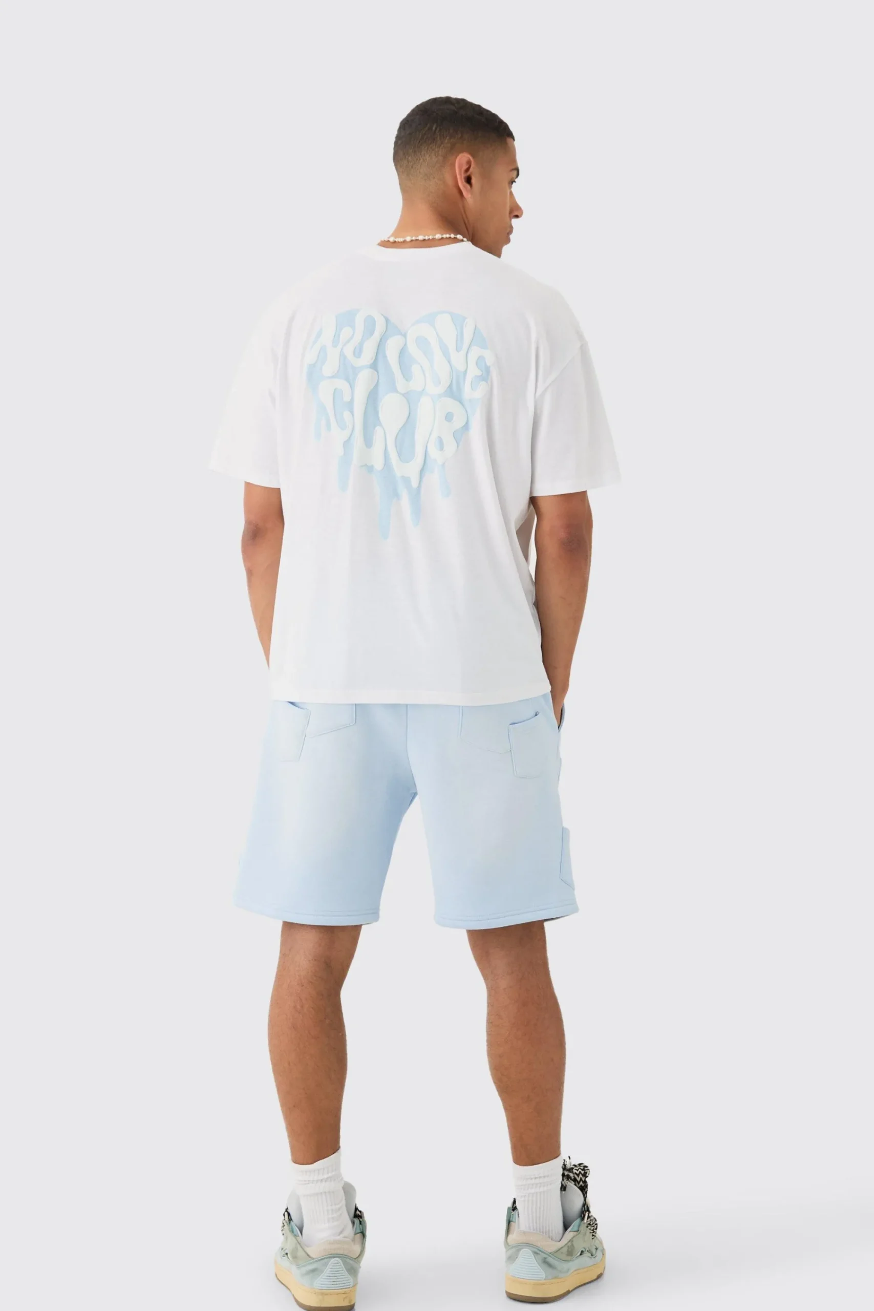 boohooMAN Relaxed All Over Pocket Spray Wash Shorts | UK| Shorts