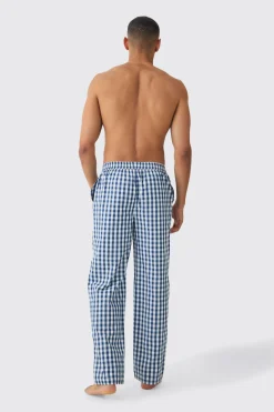 boohooMAN Relaxed Check Lounge Bottoms | UK| Loungewear|Trousers