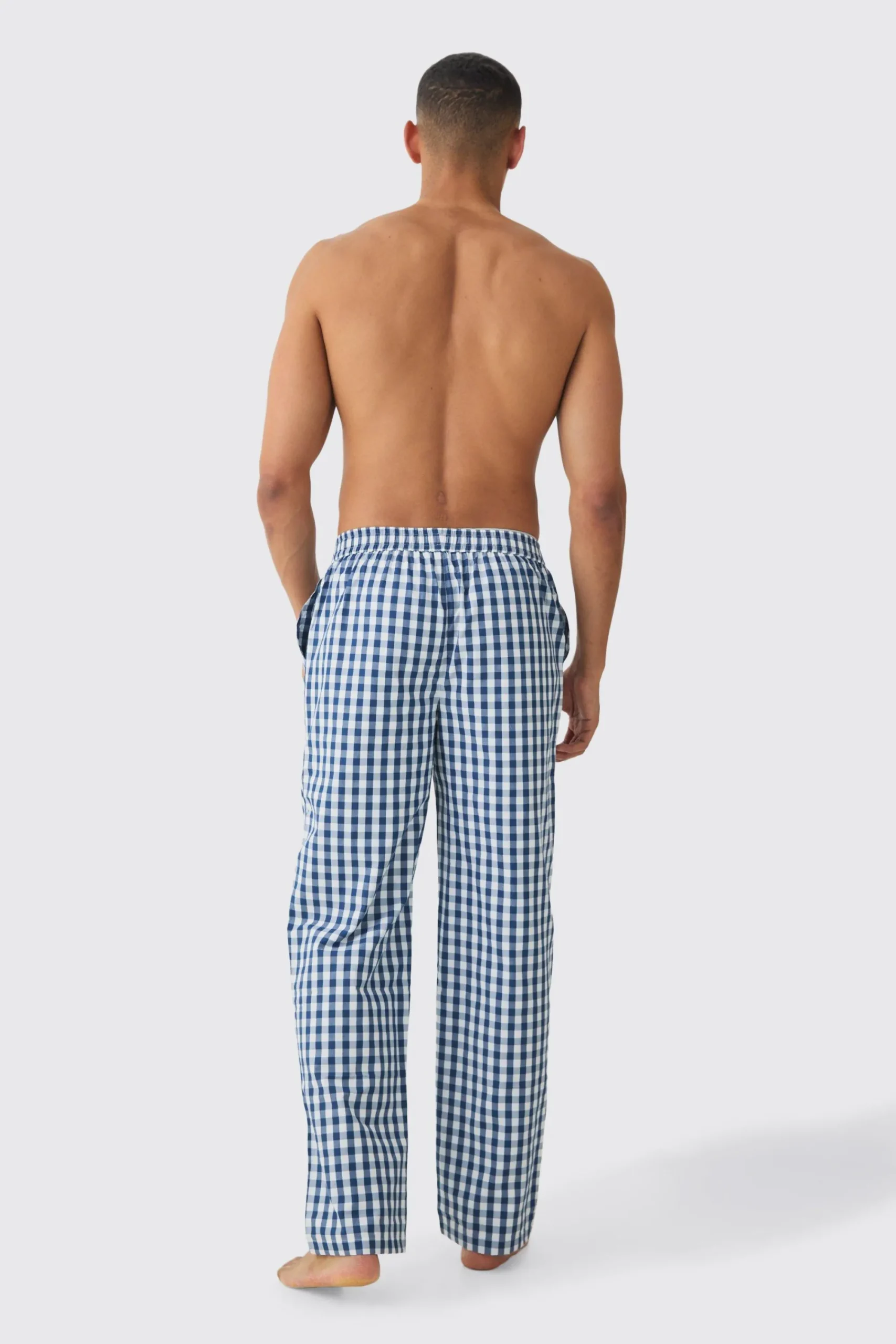 boohooMAN Relaxed Check Lounge Bottoms | UK| Loungewear|Trousers