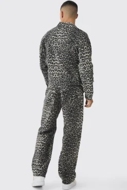 boohooMAN Relaxed Cropped Denim Jacket | UK| Sets & Co-Ords|Coats & Jackets