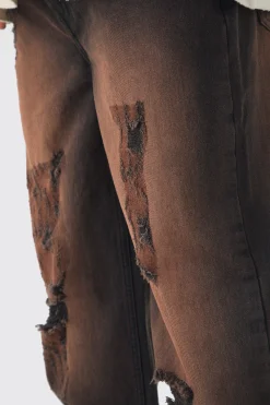 boohooMAN Relaxed Distressed Nibbled Jeans | UK| Trousers|Jeans