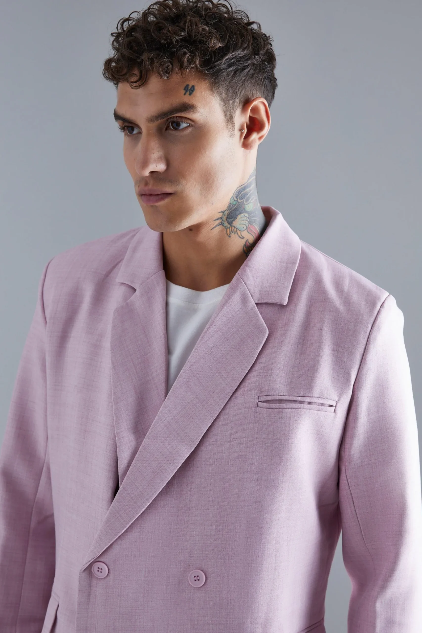 boohooMAN Relaxed Double Breasted Suit Jacket | UK| Suits & Tailoring