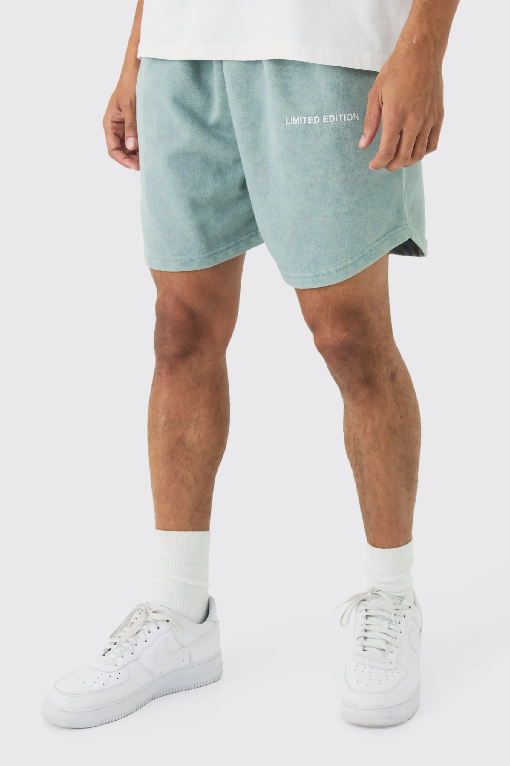 boohooMAN Relaxed Fit Acid Washed Volley Shorts | UK| Trousers|Shorts