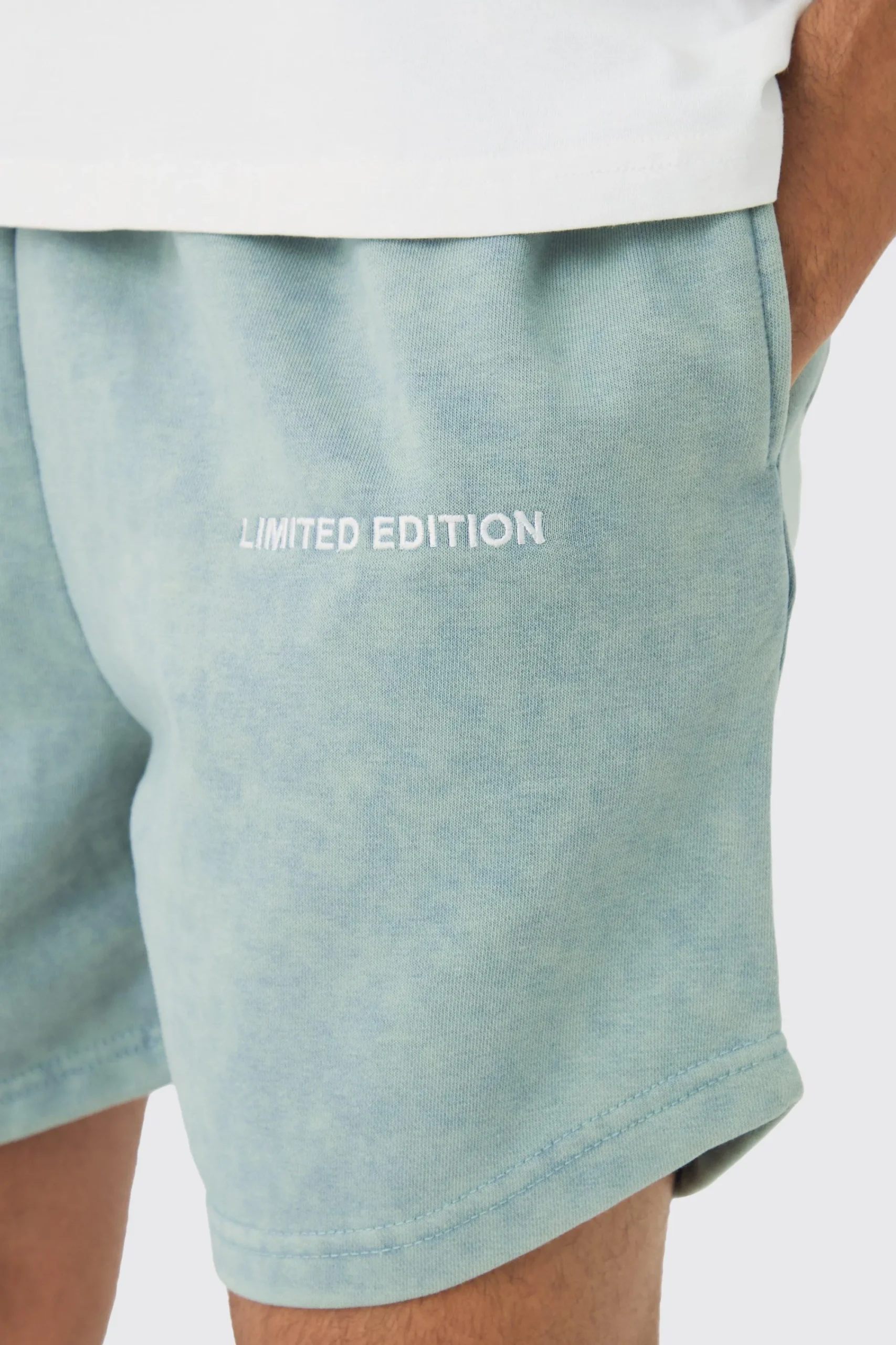 boohooMAN Relaxed Fit Acid Washed Volley Shorts | UK| Trousers|Shorts