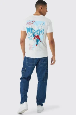 boohooMAN Relaxed Fit Contrast Stitch Cargo Jeans | UK| Trousers|Jeans