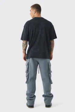 boohooMAN Relaxed Fit Double Pocket Cargo Jogger | UK| Trousers|Joggers