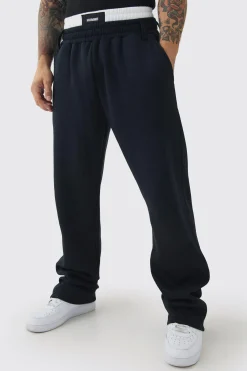 boohooMAN Relaxed Fit Double Waistband Jogger | UK| Trousers|Joggers