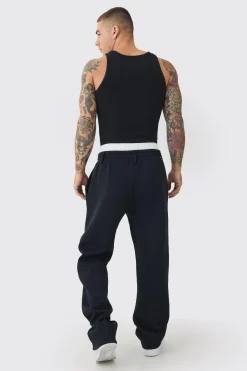 boohooMAN Relaxed Fit Double Waistband Jogger | UK| Trousers|Joggers