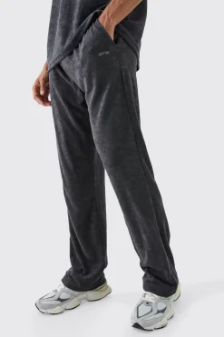 boohooMAN Relaxed Fit Edition Towelling Joggers | UK| Trousers|Joggers