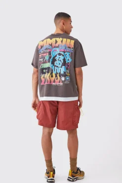 boohooMAN Relaxed Fit Elasticated Waist Nylon Cargo Shorts | UK| Shorts