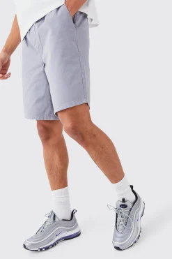 boohooMAN Relaxed Fit Elasticated Waist Chino Shorts In | UK| Shorts