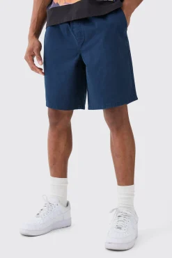 boohooMAN Relaxed Fit Elasticated Waist Chino Shorts In | UK| Shorts