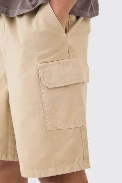 boohooMAN Relaxed Fit Elasticated Waist Cargo Shorts | UK| Shorts