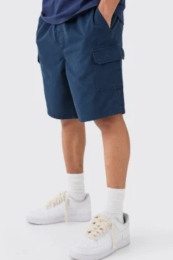 boohooMAN Relaxed Fit Elasticated Waist Cargo Shorts | UK| Shorts