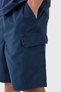 boohooMAN Relaxed Fit Elasticated Waist Cargo Shorts | UK| Shorts