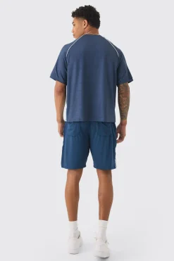 boohooMAN Relaxed FIt Floral Printed Football Short | UK| Shorts