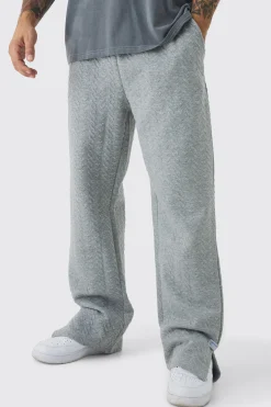 boohooMAN Relaxed Fit Herringbone Split Hem Woven Tab Jogger | UK| Trousers|Joggers