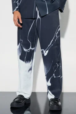 boohooMAN Relaxed Fit Marble Print Suit | UK| Suits & Tailoring