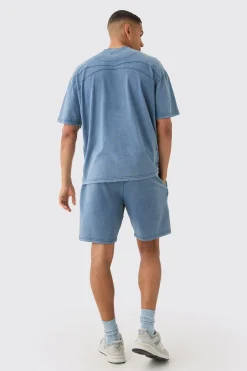 boohooMAN Relaxed Fit Pintuck Short | UK| Shorts