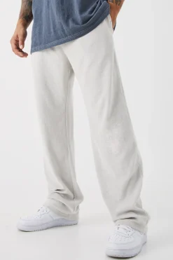 boohooMAN Relaxed Fit Premium Towelling Jogger | UK| Trousers|Joggers