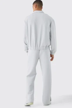 boohooMAN Relaxed Fit Scuba Pintuck Split Hem Jogger | UK| Trousers|Joggers