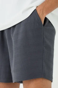 boohooMAN Relaxed Fit Short Length Jacquard Striped Short | UK| Shorts