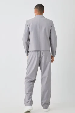 boohooMAN Relaxed Fit Tailored Trouser With Chain In | UK| Suits & Tailoring|Trousers