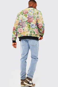 boohooMAN Relaxed Fit Tapestry Rip & Repair Jeans | UK| Jeans