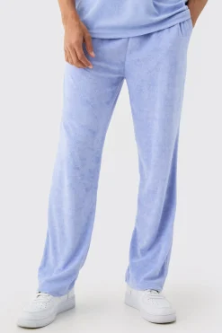 boohooMAN Relaxed Fit Towelling Joggers | UK| Trousers|Joggers