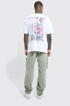 boohooMAN Relaxed Fit Washed Multi Pocket Cargo Jeans | UK| Trousers|Jeans