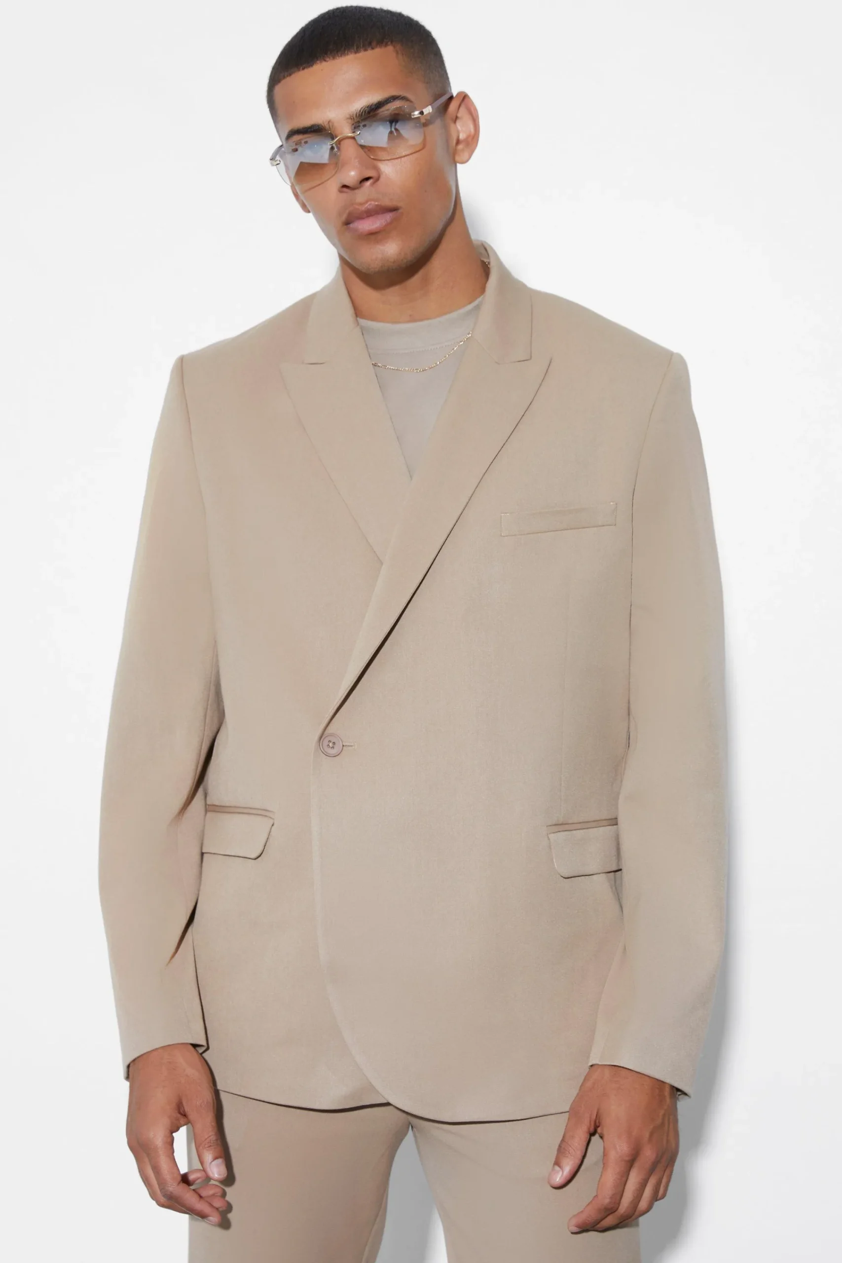 boohooMAN Relaxed Fit Wrap Suit | UK| Suits & Tailoring