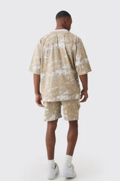 boohooMAN Relaxed Forest Camo Printed Shorts | UK| Trousers|Shorts