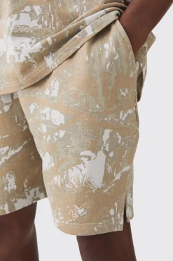 boohooMAN Relaxed Forest Camo Printed Shorts | UK| Trousers|Shorts