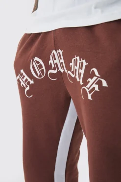 boohooMAN Relaxed Gothic Homme Cross Gusset Jogger | UK| Trousers|Joggers