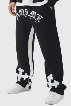 boohooMAN Relaxed Gothic Homme Cross Gusset Jogger | UK| Joggers|Trousers