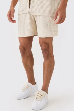 boohooMAN Relaxed Heavy Jumbo Waffle Cargo Short | UK| Shorts