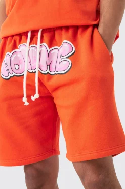 boohooMAN Relaxed Homme Print Jersey Shorts | UK| Shorts