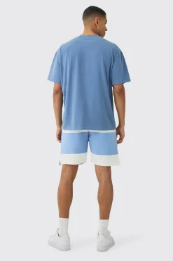 boohooMAN Relaxed Homme Print Split Hem Short | UK| Shorts