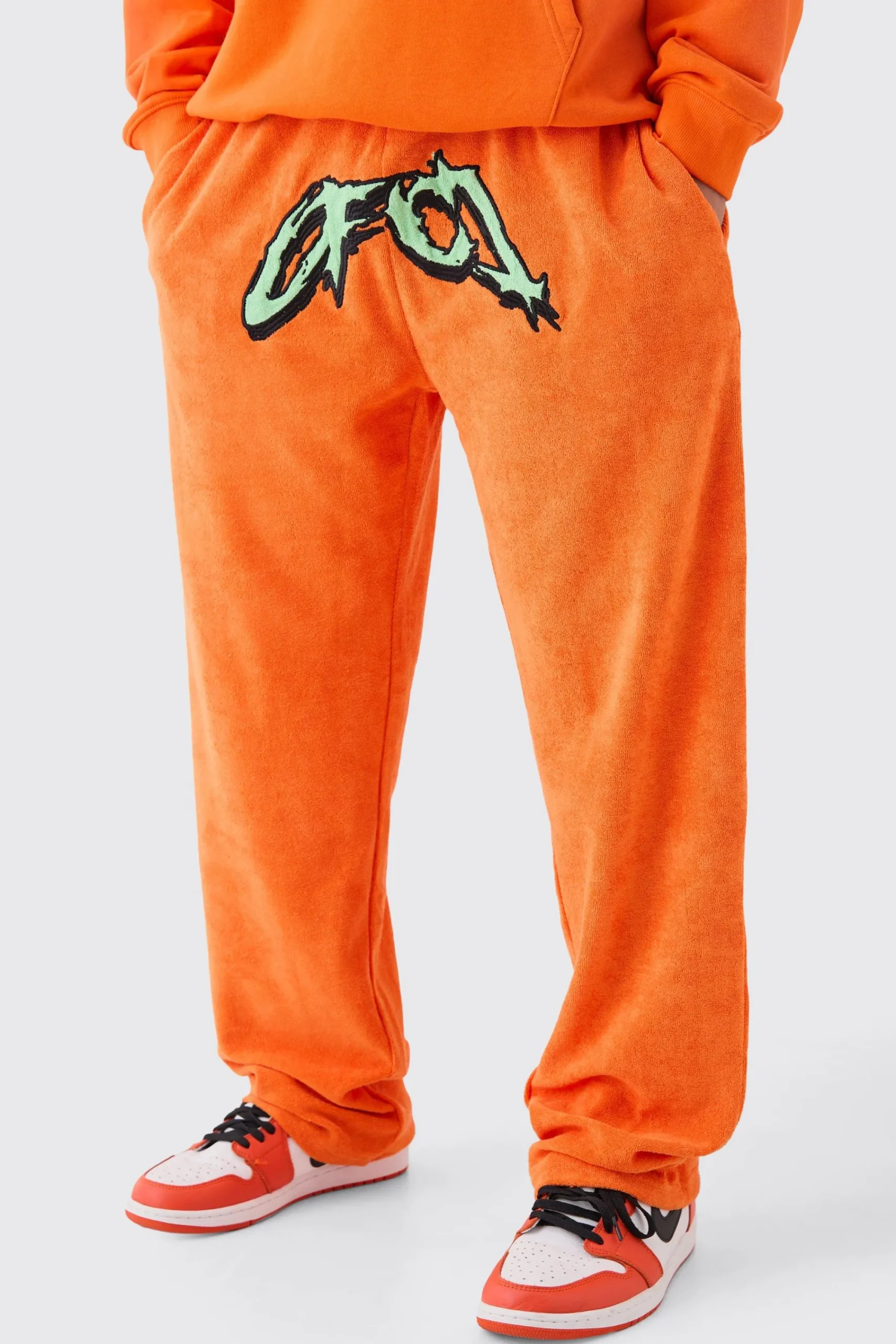 boohooMAN Relaxed Ofcl Towelling Jogger | UK| Joggers