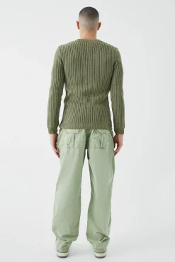 boohooMAN Relaxed Overdye Acid Wash Trouser | UK| Trousers