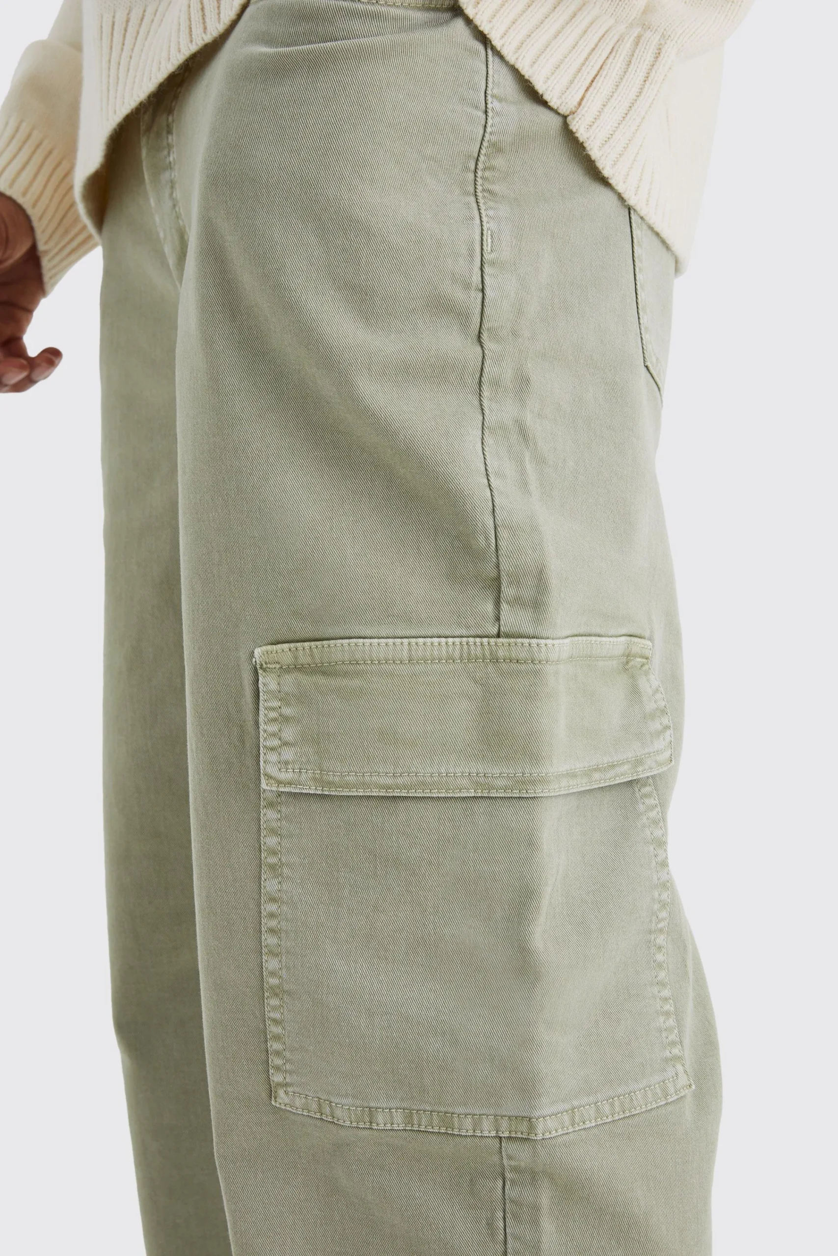 boohooMAN Relaxed Overdye Cargo Trouser | UK| Trousers|Cargos